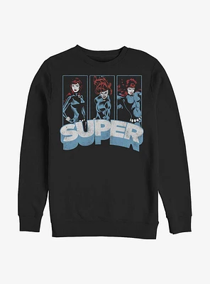 Marvel Black Widow Super Crew Sweatshirt