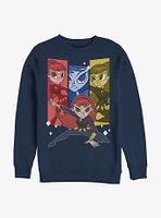 Marvel Black Widow Cartoon Trio T-Shirt