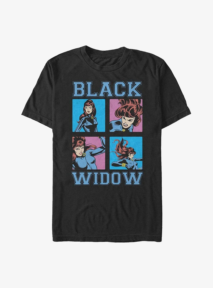 Marvel Black Widow Pop Art T-Shirt