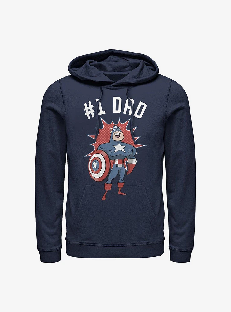 Marvel Captain America Number 1 Dad Hoodie