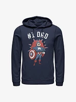 Marvel Captain America Number 1 Dad Hoodie