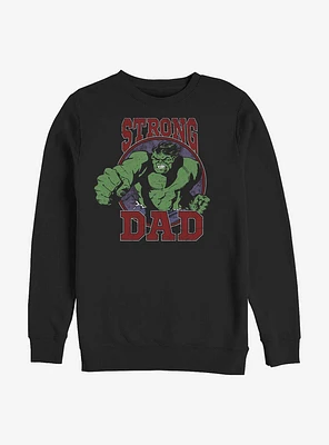 Marvel Hulk Strong Dad Crew Sweatshirt