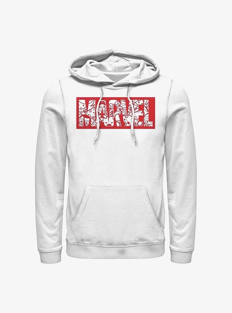 Marvel Kawaii Logo Hoodie