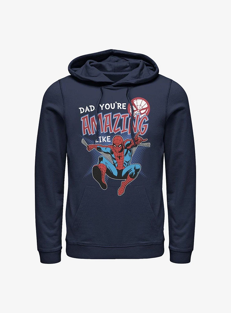 Marvel Spider-Man Amazing Like Dad Hoodie