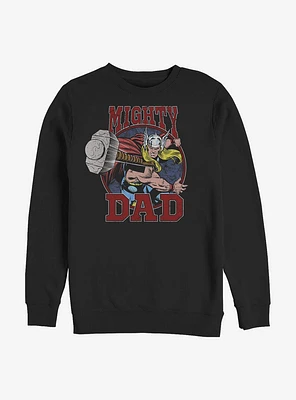 Marvel Thor Mighty Dad Crew Sweatshirt