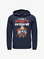 Marvel Thor My Dad Is Mighty Awesome Hoodie