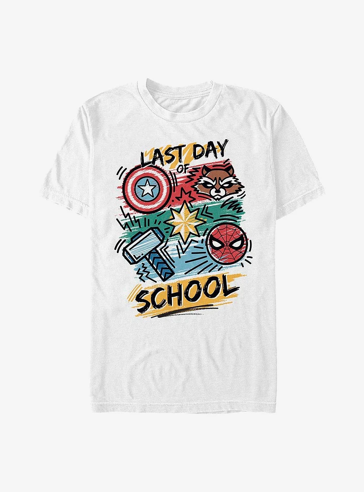 Marvel Avengers Last Day Of School T-Shirt