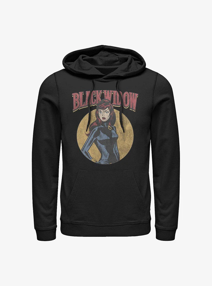 Marvel Black Widow Classic Cartoon Hoodie