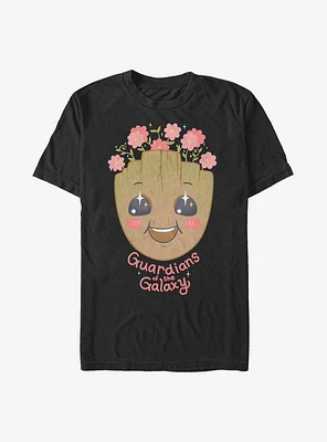 Marvel Guardians Of The Galaxy Floral Groot T-Shirt