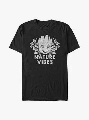 Marvel Guardians Of The Galaxy Groot Nature Vibes T-Shirt
