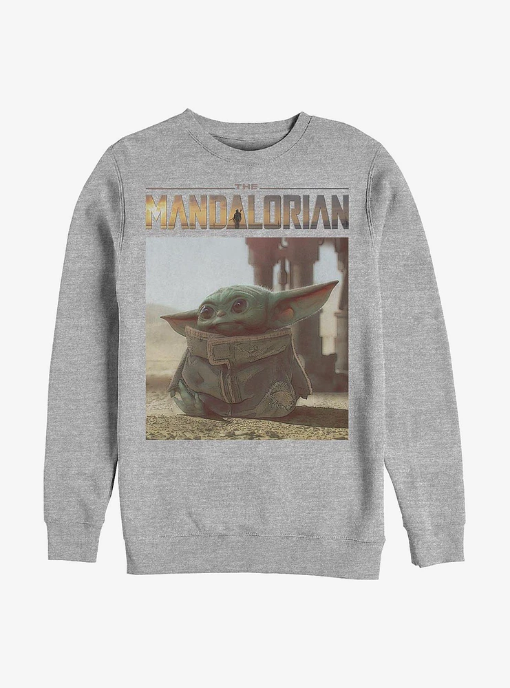 Star Wars The Mandalorian Child Pose Crew Sweatshirt