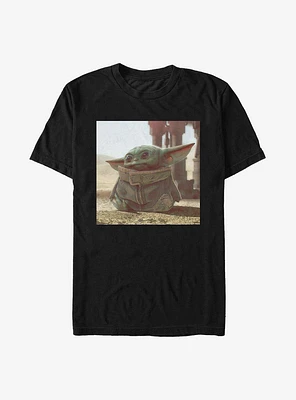 Star Wars The Mandalorian Child Scene T-Shirt