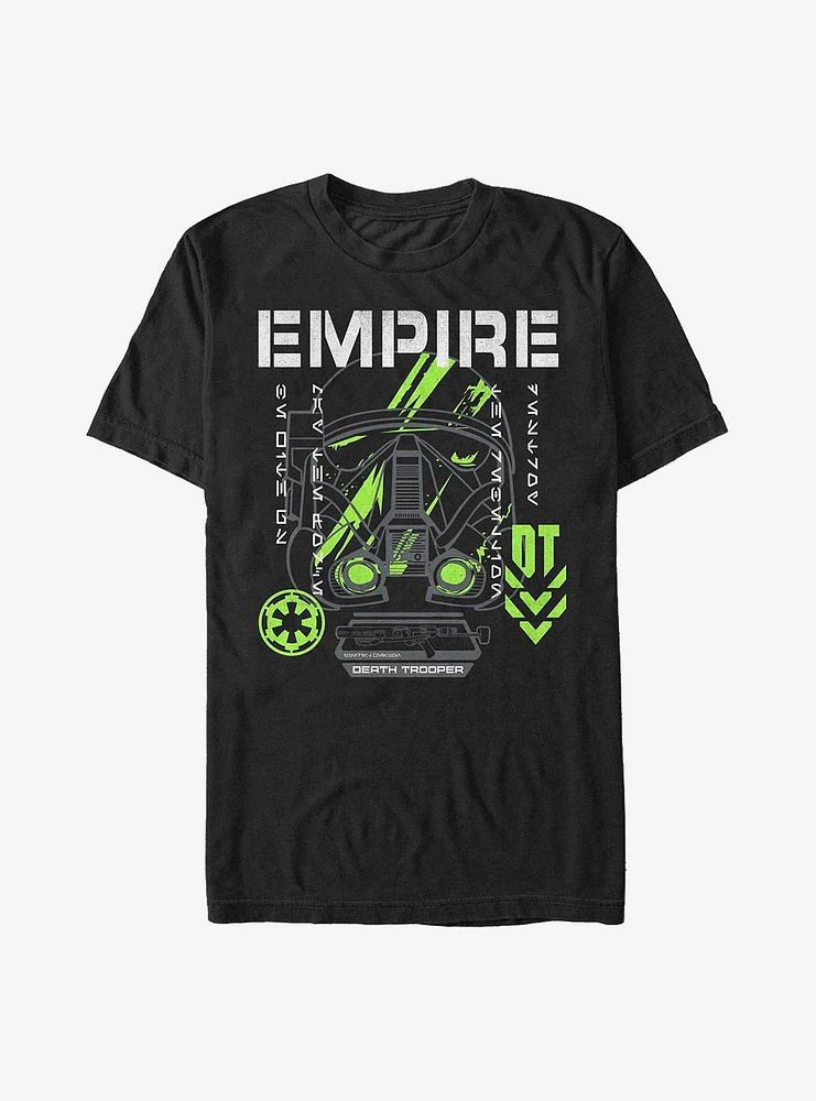 Star Wars Rogue One: A Story Empire Death Trooper Helmet T-Shirt