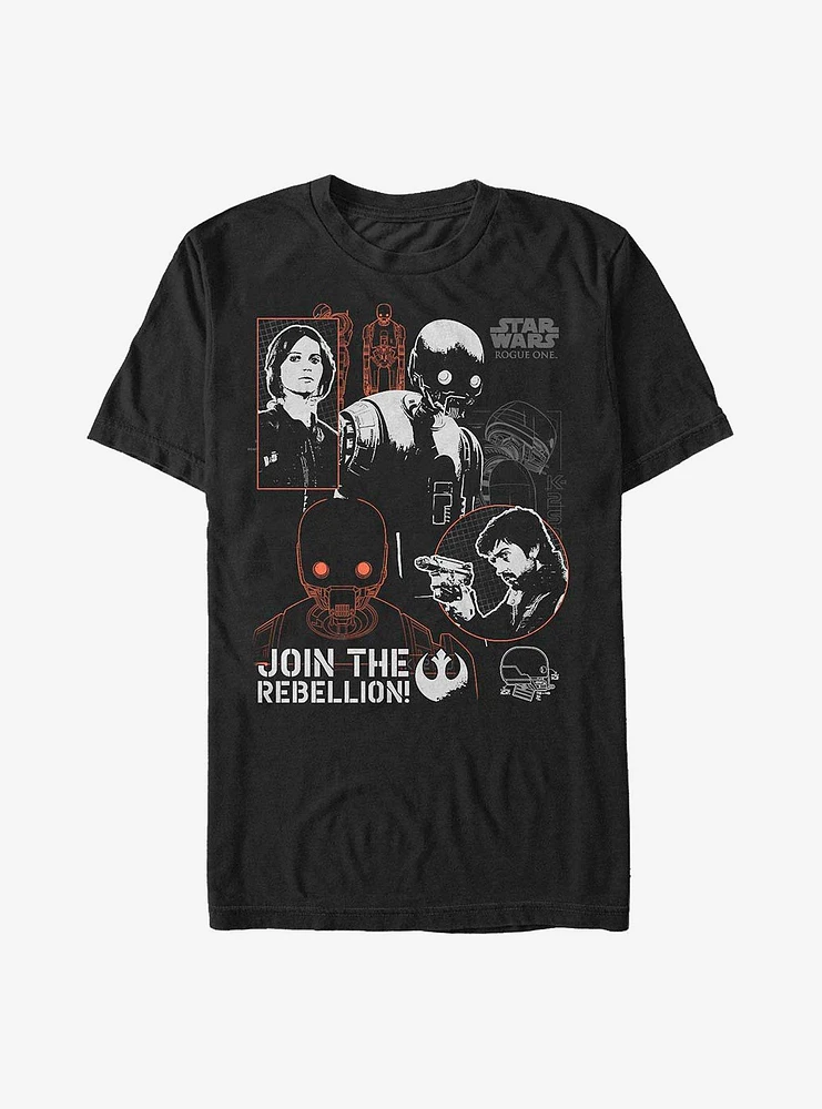 Star Wars Rogue One: A Story Rebellion Plans T-Shirt