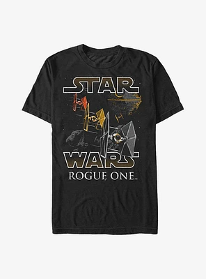 Star Wars Rogue One: A Story Space Flight T-Shirt