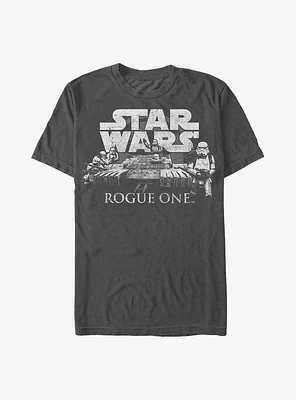 Star Wars Rogue One: A Story Troops And Tanks T-Shirt
