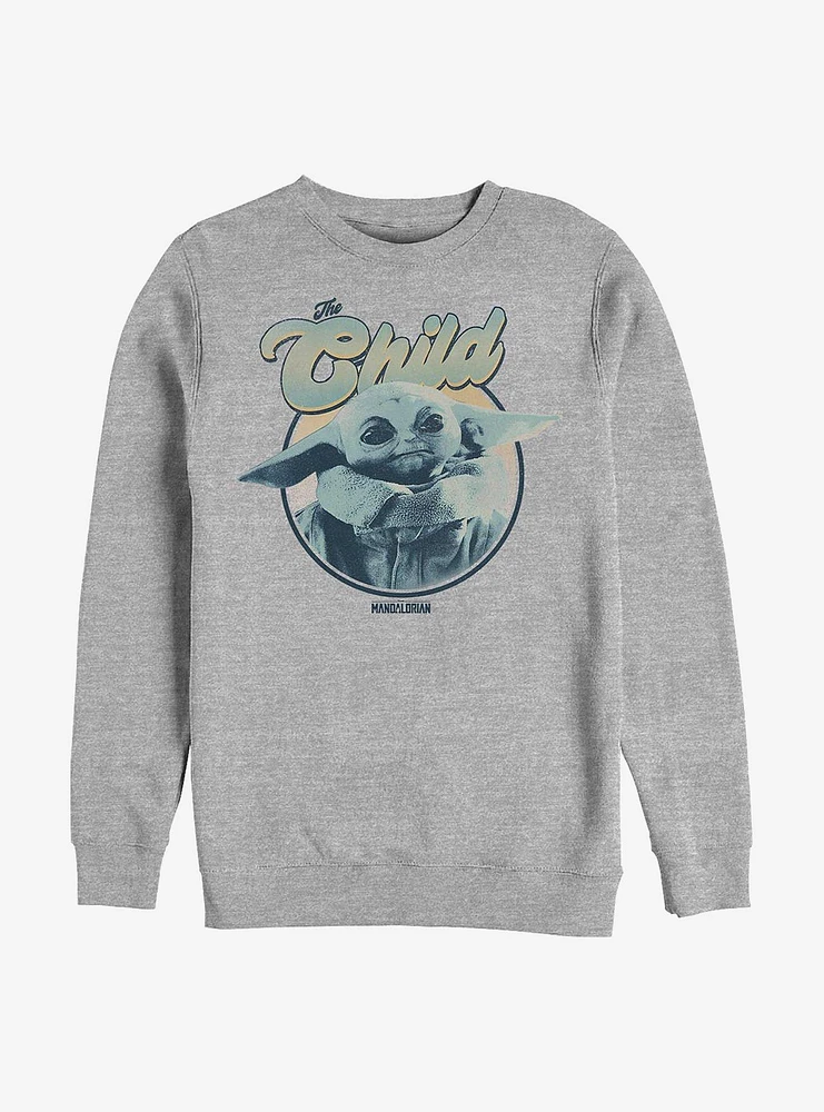 Star Wars The Mandalorian Retro Child Crew Sweatshirt