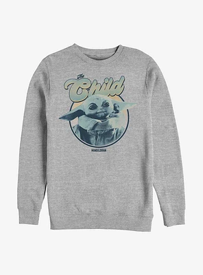 Star Wars The Mandalorian Retro Child Crew Sweatshirt