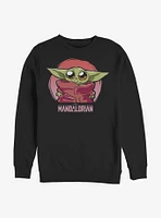 Star Wars The Mandalorian Child Heart Crew Sweatshirt