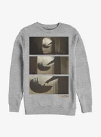 Star Wars The Mandalorian Child Zoom Scene Crew Sweatshirt