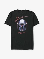 Star Wars The Mandalorian Helmet Metal T-Shirt
