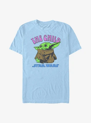 Star Wars The Mandalorian Child Retro T-Shirt