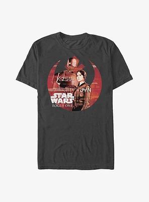 Star Wars Rogue One: A Story Rebel At Heart T-Shirt