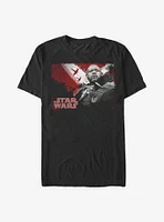 Star Wars Rogue One: A Story Saw Poster T-Shirt