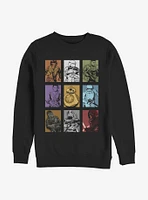 Star Wars: The Force Awakens Nine Box Crew Sweatshirt