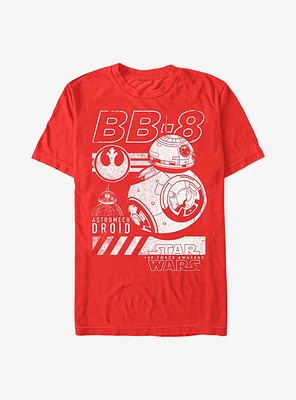 Star Wars: The Force Awakens BB-8 Schematic T-Shirt