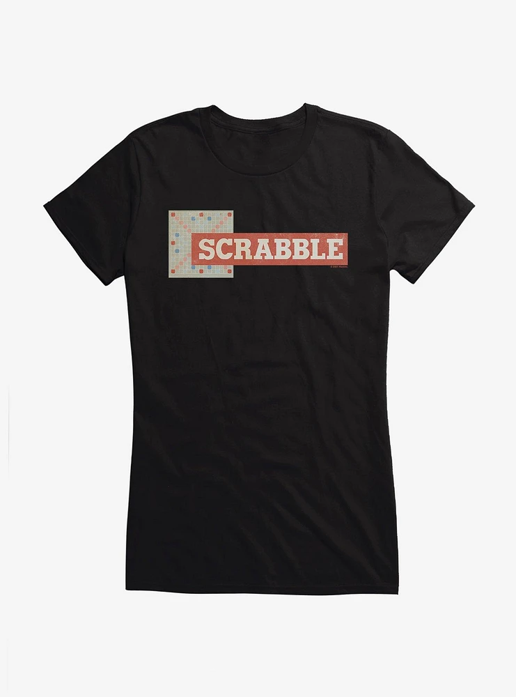 Scrabble Aged Logo Girls T-Shirt
