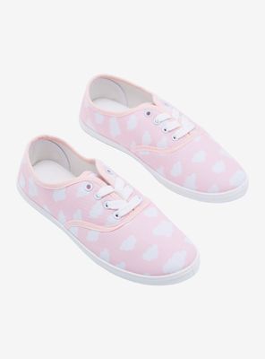 Pink Cloud Lace-Up Sneakers