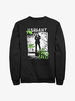 Marvel Loki TVA Displacement Crew Sweatshirt