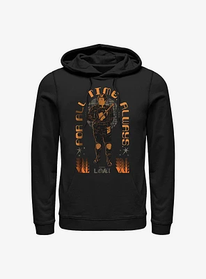 Marvel Loki For All Time. Always. Features Hunter B-15 Hoodie