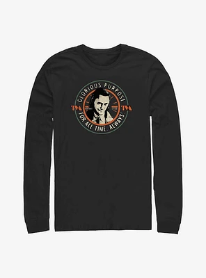 Marvel Loki Glorious Purpose For All Time Long-Sleeve T-Shirt