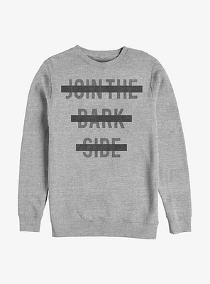 Star Wars Dark Side Rules Crew Sweatshirt