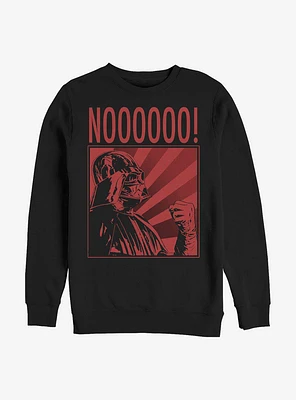 Star Wars Darth Vader Nooo Crew Sweatshirt