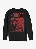 Star Wars Darth Vader Nooo Crew Sweatshirt