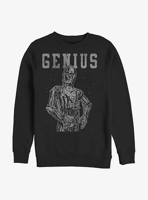 Star Wars Genius C-3PO Crew Sweatshirt