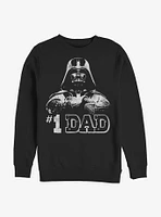 Star Wars Number One Dad Vader Crew Sweatshirt