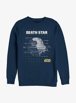 Star Wars Death Schematics Crew Sweatshirt