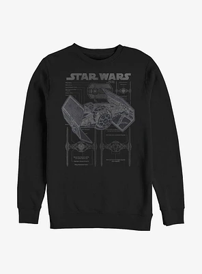 Star Wars Tie Fighter Crew Sweatshirt