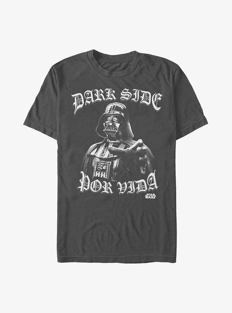 Star Wars Dark Side Por Vida T-Shirt