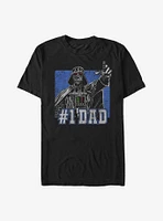 Star Wars Vader Number One Dad T-Shirt