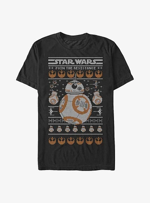 Star Wars: The Force Awakens BB-8 Ugly Holiday T-Shirt
