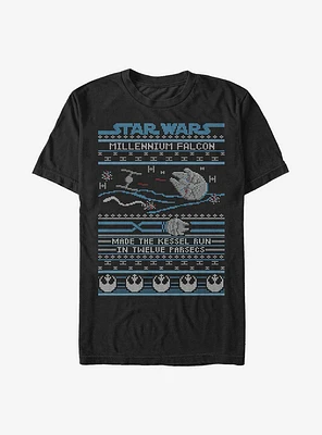 Star Wars: The Force Awakens Falcon Ugly Holiday T-Shirt