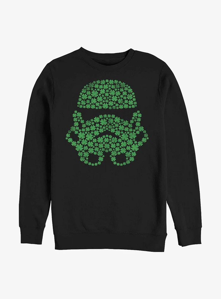 Star Wars Stormtrooper Clover Helmet Crew Sweatshirt