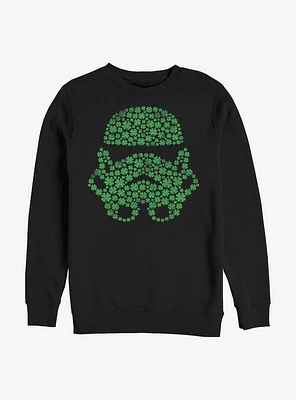 Star Wars Stormtrooper Clover Helmet Crew Sweatshirt