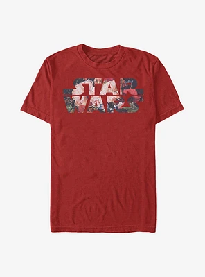 Star Wars Antique Flowers T-Shirt