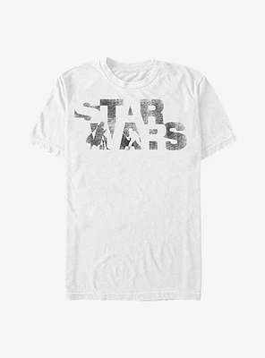 Star Wars Cut Out Logo T-Shirt